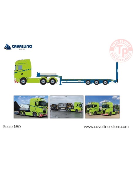 Scania S Highline Nordic Crane con semirimorchio con rampe CAVALLINO 20-1268 CAVALLINO