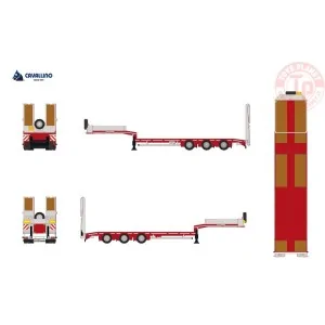 MAX100 Semirimorchio con rampe CAVALLINO 20-1280 CAVALLINO
