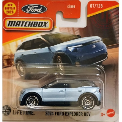 2024 FORD EXPLORER BEV 1/64 MATCHBOX JBP97 MATCHBOX