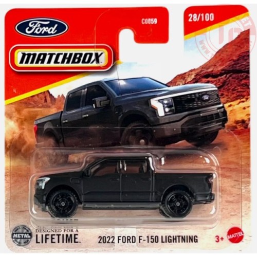 2022 FORD F-150 LIGHTNING 1/64 MATCHBOX JFT07 MATCHBOX