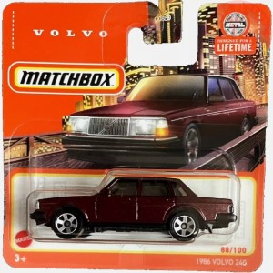 1986 VOLVO 240 1/64 MATCHBOX HVN52 MATCHBOX
