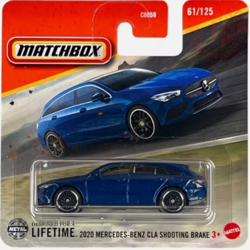 2020 MERCEDES-BENZ CLA SHOOTING BRAKE 1/64 MATCHBOX JBR65 MATCHBOX