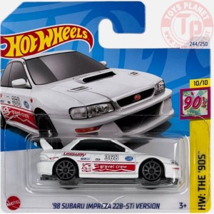 98 SUBARU IMPREZA 22B-STI VERSION 1/64 HOT WHEELS HTB12 HOT WHEELS