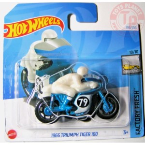 1966 TRIUMPH TIGER 100 1/64 HOT WHEELS HTD43 HOT WHEELS