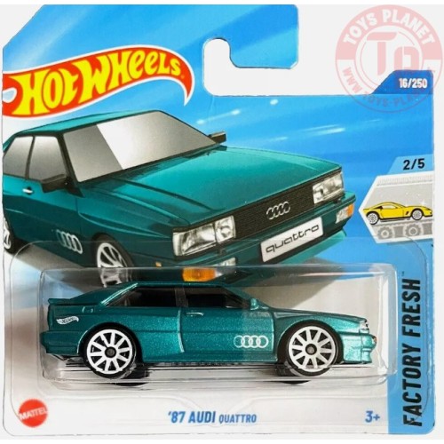 87 AUDI QUATTRO 1/64 HOT WHEELS HYW72 HOT WHEELS