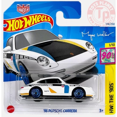 96 PORSCHE CARRERA 1/64 HOT WHEELS HTF01 HOT WHEELS