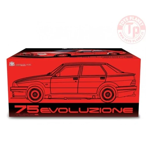 ALFA 75 1.8I TURBO EVOLUZIONE 1987 1:18 LM163 LAUDORACING