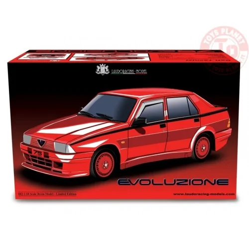 ALFA 75 1.8I TURBO EVOLUZIONE 1987 1:18 LM163 LAUDORACING