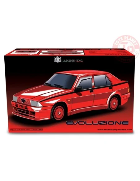 ALFA 75 1.8I TURBO EVOLUZIONE 1987 1:18 LM163 LAUDORACING ALFA 75 1.8I TURBO EVOLUZIONE 1987 1:18 LM163 LAUDORACING