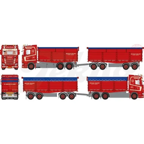 Scania Next Gen 770S-V8 met resin bakken Michael Brandt TEKNO 82976 TEKNO