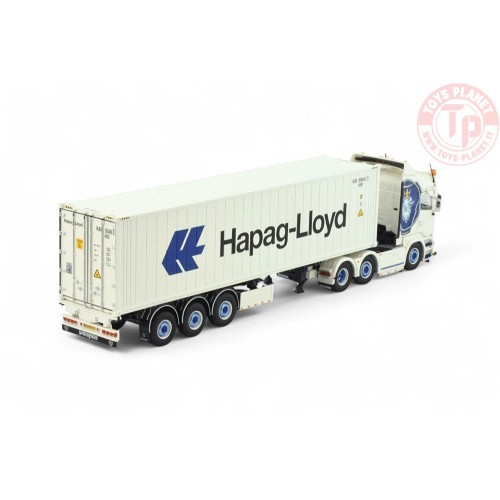 Scania R-serie Highline 6x2 met 40ft. reefer container Sneepels TEKNO 86345 TEKNO