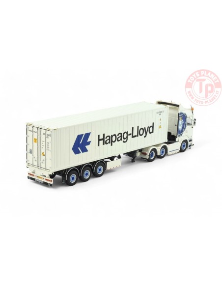 Scania R-serie Highline 6x2 met 40ft. reefer container Sneepels TEKNO 86345 TEKNO Scania R-serie Highline 6x2 met 40ft. reefer container Sneepels TEKNO 86345 TEKNO