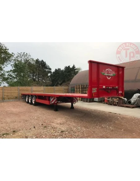 Scania Next Gen 520S Highline met 3-assige vlakke trailer Jan Mues TEKNO 86685 TEKNO Scania Next Gen 520S Highline met 3-assige vlakke trailer Jan Mues TEKNO 86685 TEKNO