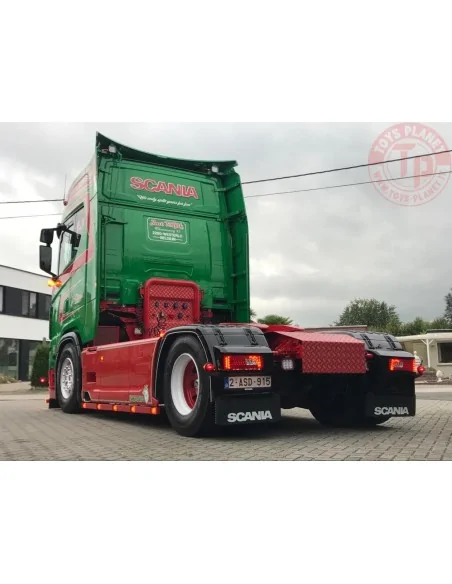 Scania Next Gen 520S Highline met 3-assige vlakke trailer Jan Mues TEKNO 86685 TEKNO Scania Next Gen 520S Highline met 3-assige vlakke trailer Jan Mues TEKNO 86685 TEKNO