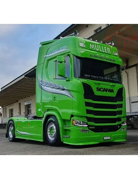 Scania Next Gen 590S Highline met 3-assige koeloplegger Müller 100 Jahr TEKNO 86267 TEKNO Scania Next Gen 590S Highline met 3-assige koeloplegger Müller 100 Jahr TEKNO 86267 TEKNO