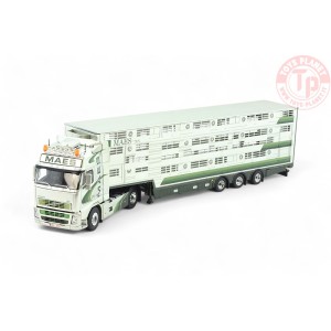 Volvo FH02 Globetrotter met 3-assige Pezzaioli veeoplegger Maes TEKNO 85999 TEKNO