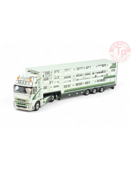 Volvo FH02 Globetrotter met 3-assige Pezzaioli veeoplegger Maes TEKNO 85999 TEKNO