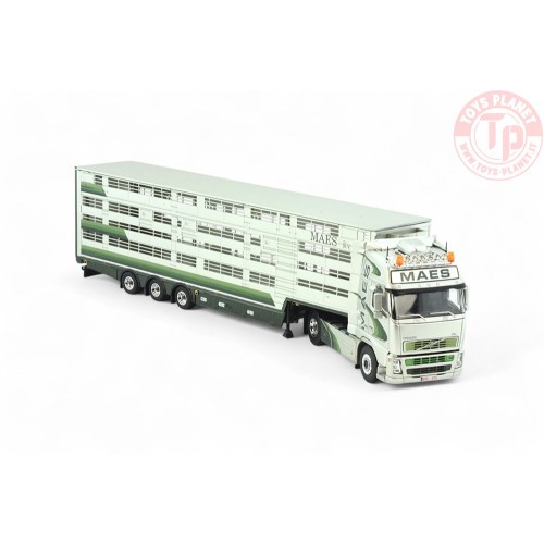 Volvo FH02 Globetrotter met 3-assige Pezzaioli veeoplegger Maes TEKNO 85999 TEKNO