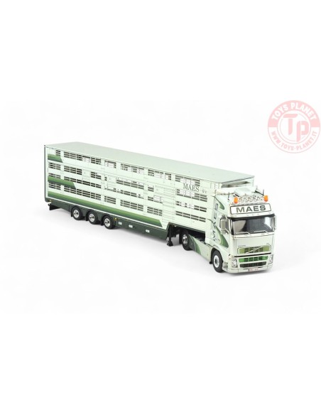 Volvo FH02 Globetrotter met 3-assige Pezzaioli veeoplegger Maes TEKNO 85999 TEKNO Volvo FH02 Globetrotter met 3-assige Pezzaioli veeoplegger Maes TEKNO 85999 TEKNO