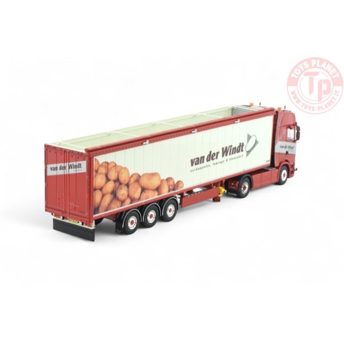 Scania Next Gen 500S 4x2 trekker met cargofloor oplegger van der Windt TEKNO 87055 TEKNO