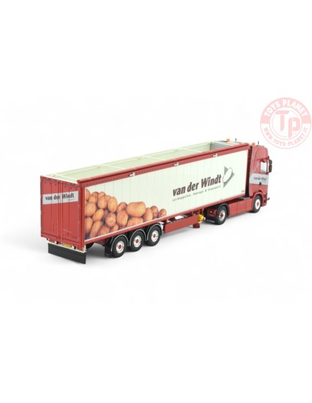 Scania Next Gen 500S 4x2 trekker met cargofloor oplegger van der Windt TEKNO 87055 TEKNO Scania Next Gen 500S 4x2 trekker met cargofloor oplegger van der Windt TEKNO 87055 TEKNO
