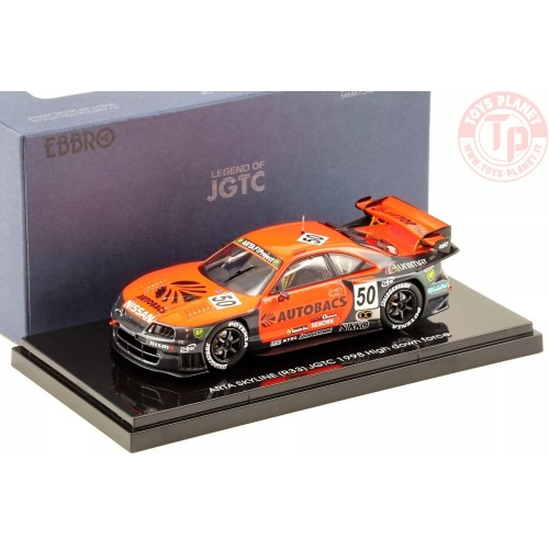 1998 nissan skyline r33 jgtc autobacs N50 high down force, red/black 1/43 EBBRO 44254 EBBRO