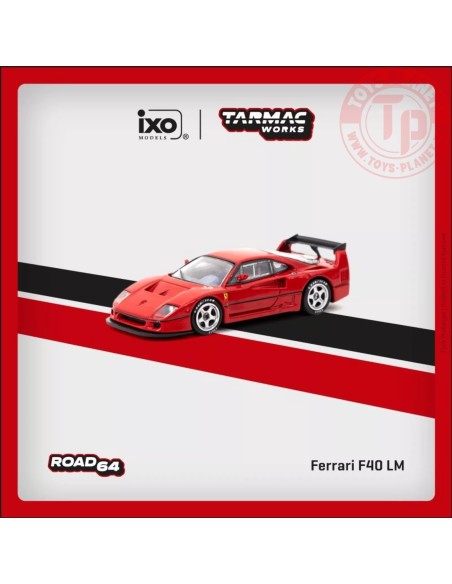ferrari f40 lm red 1/64 TARMAC T64R-075-RE TARMAC WORKS