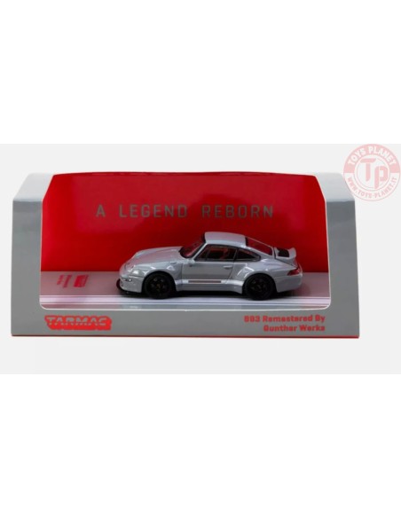 porsche 993 remastered by gunther werks, grey 1/64 TARMAC T64R-TL054GY TARMAC WORKS