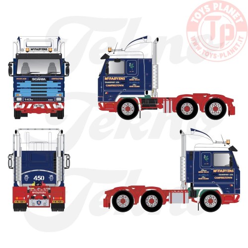 Scania 3-serie Streamline 6x2 Mc Fadyens TEKNO 86742 TEKNO