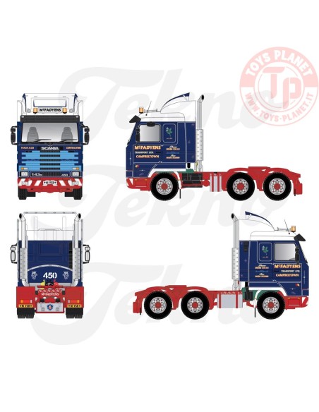 Scania 3-serie Streamline 6x2 Mc Fadyens TEKNO 86742 TEKNO