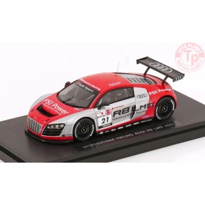 2011 audi r8 lms hitotsuyama racing resin, red/silver 1/43 EBBRO 44630 EBBRO