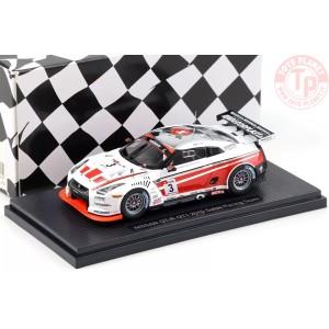 2010 nissan gt-r gt1 swiss racing team N3, white/red 1/43 EBBRO 44355 EBBRO
