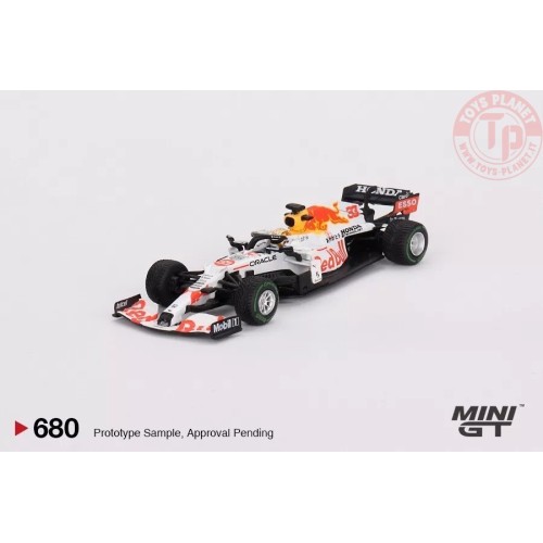 2021 red bull rb16b N33 max verstappen 2nd place turkish grand prix 1/64 MGT00680 Mini Gt