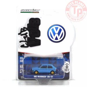 1982 volkswagen golf club vee-dub series 19 blue 1/64 GREENLIGHT 36100F GREENLIGHT