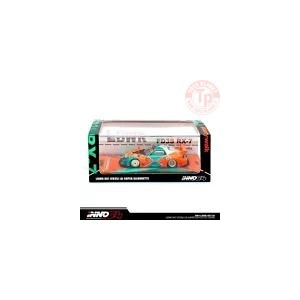 Chase lbwk mazda rx7 (fd3s) lb super silhouette, green/orange 1/64 in64-LBWK-RX7-04 INNO MODELS