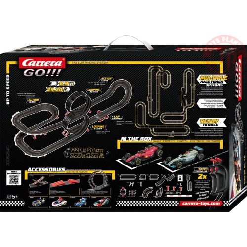 PISTA ELETTRICA F1 up to speed race track 1:43 CARRERA 20062549 PISTE CARRERA