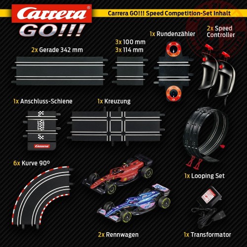 PISTA ELETTRICA F1 SPEED COMPETITION TRACK 1:43 CARRERA 20062546 PISTE CARRERA