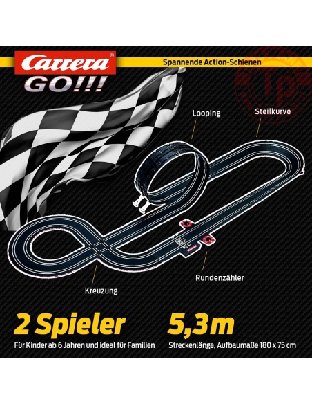PISTA ELETTRICA F1 SPEED COMPETITION TRACK 1:43 CARRERA 20062546 PISTE CARRERA