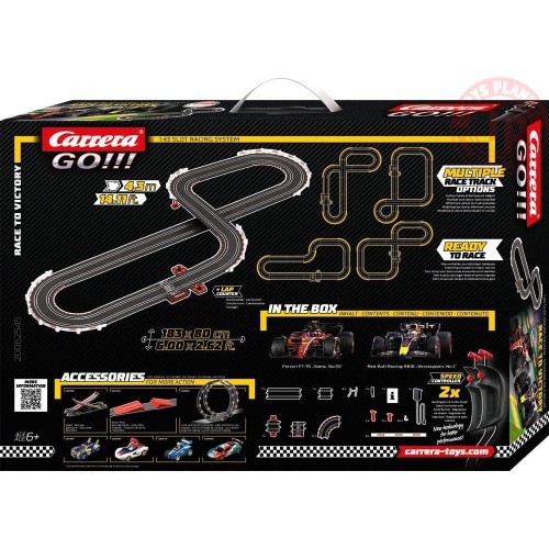 PISTA ELETTRICA F1 RACE TO VICTORY RACE TRUCK 1:43 CARRERA 20062545 PISTE CARRERA