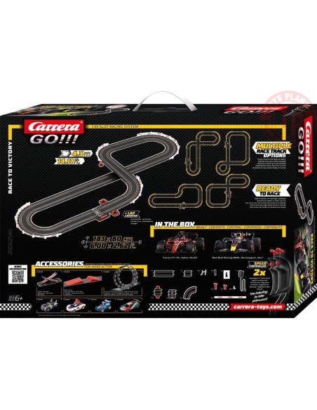 PISTA ELETTRICA F1 RACE TO VICTORY RACE TRUCK 1:43 CARRERA 20062545 PISTE CARRERA