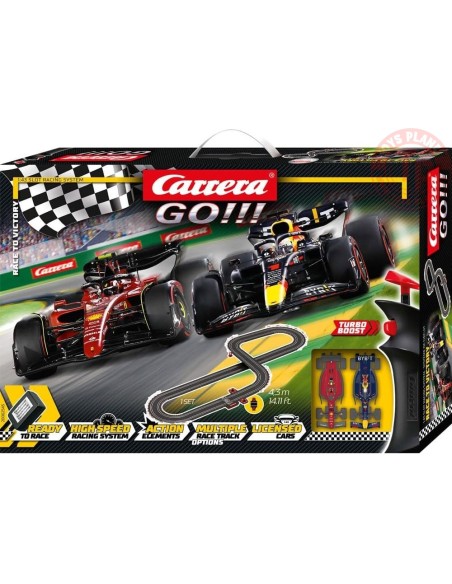 PISTA ELETTRICA F1 RACE TO VICTORY RACE TRUCK 1:43 CARRERA 20062545 PISTE CARRERA