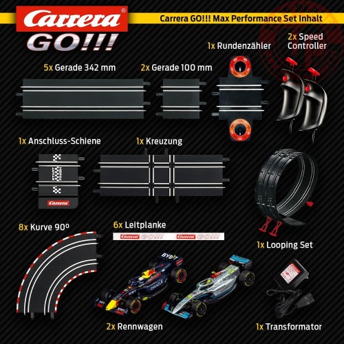 PISTE ELETTRICA F1 MAX PERFORMANCE RACE TRACK 1:43 CARREA 20062548 PISTE CARRERA