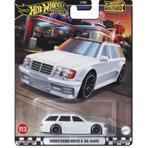 MERCEDES BENZ E36 AMG 1/64 HOT WHEELS HRT78 HOT WHEELS