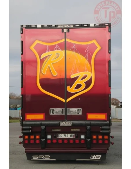 REEFER TRAILER - 3 AXLE TRANSPORT BEAU (LAMBERET) WSI 01-4439 WSI MODELS