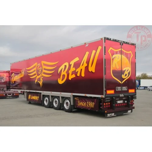 REEFER TRAILER - 3 AXLE TRANSPORT BEAU (LAMBERET) WSI 01-4439 WSI MODELS