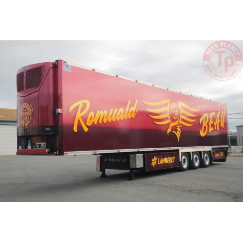 REEFER TRAILER - 3 AXLE TRANSPORT BEAU (LAMBERET) WSI 01-4439 WSI MODELS