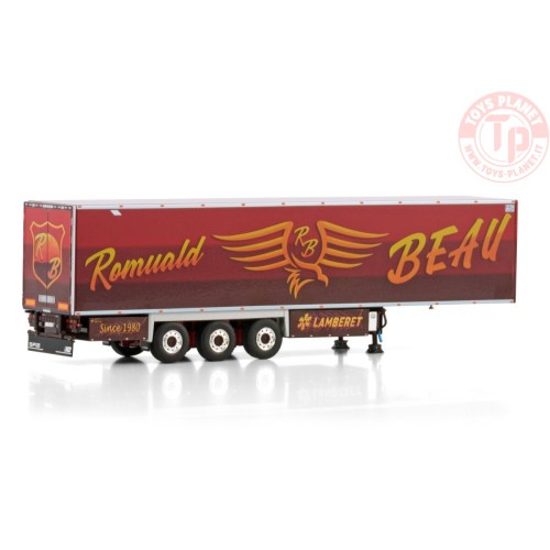 REEFER TRAILER - 3 AXLE TRANSPORT BEAU (LAMBERET) WSI 01-4439 WSI MODELS