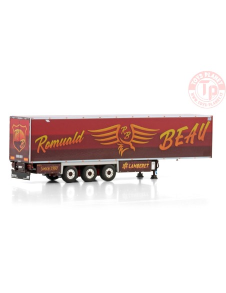 REEFER TRAILER - 3 AXLE TRANSPORT BEAU (LAMBERET) WSI 01-4439 WSI MODELS