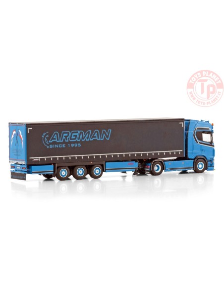 SCANIA S HIGHLINE CS20H 4X2 CURTAINSIDE TRAILER - 3 AXLE ARGMAN S.R.O. WSI 01-4401 WSI MODELS SCANIA S HIGHLINE CS20H 4X2 CURTAINSIDE TRAILER - 3 AXLE ARGMAN S.R.O. WSI 01-4401 WSI MODELS