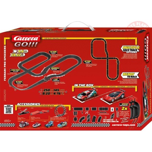Pista elettrica Ferrari Pro Speeders race truck 1:43 CARRERA 20062551 PISTE CARRERA